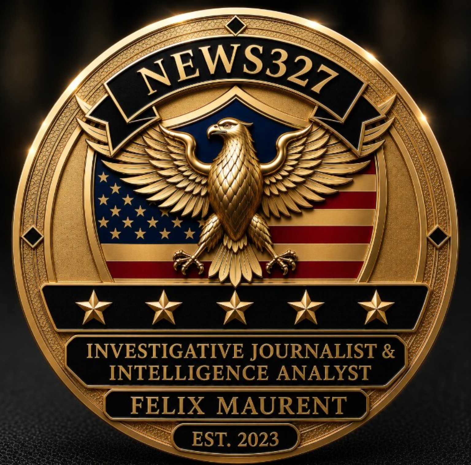 NEWS327 gold eagle crest